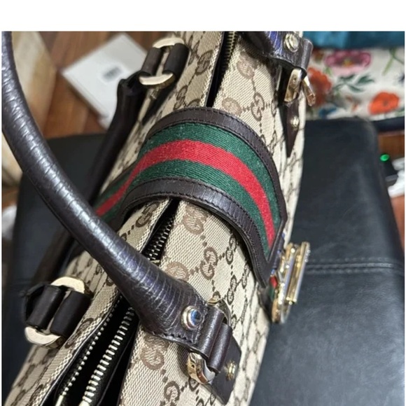 💯 Authentic Gucci Sherry line tote - Picture 12 of 14